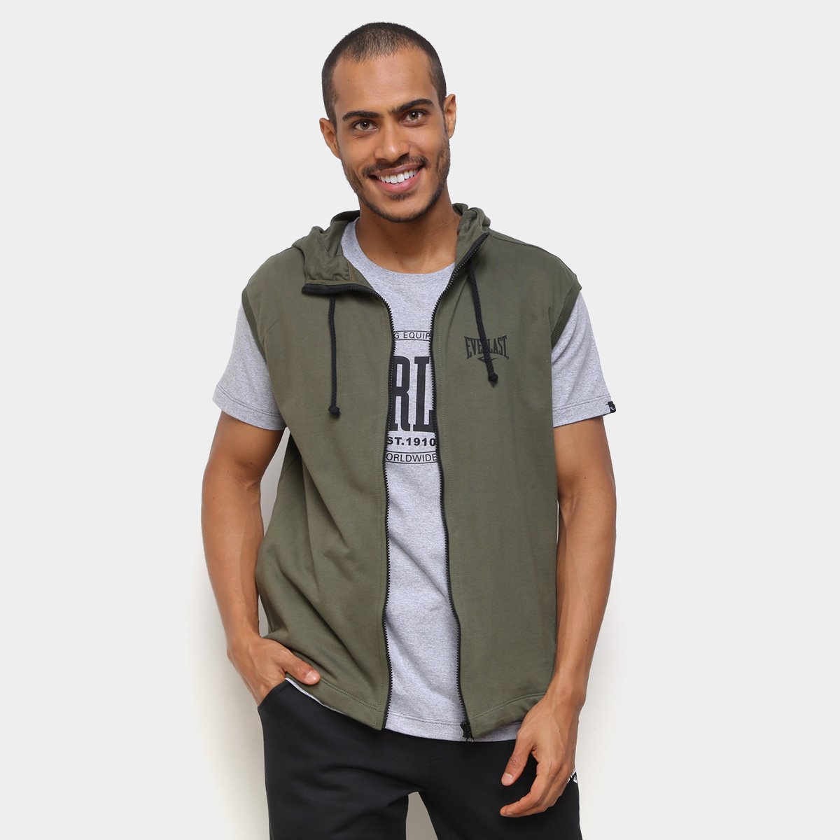 Regata Everlast Zíper Masculina