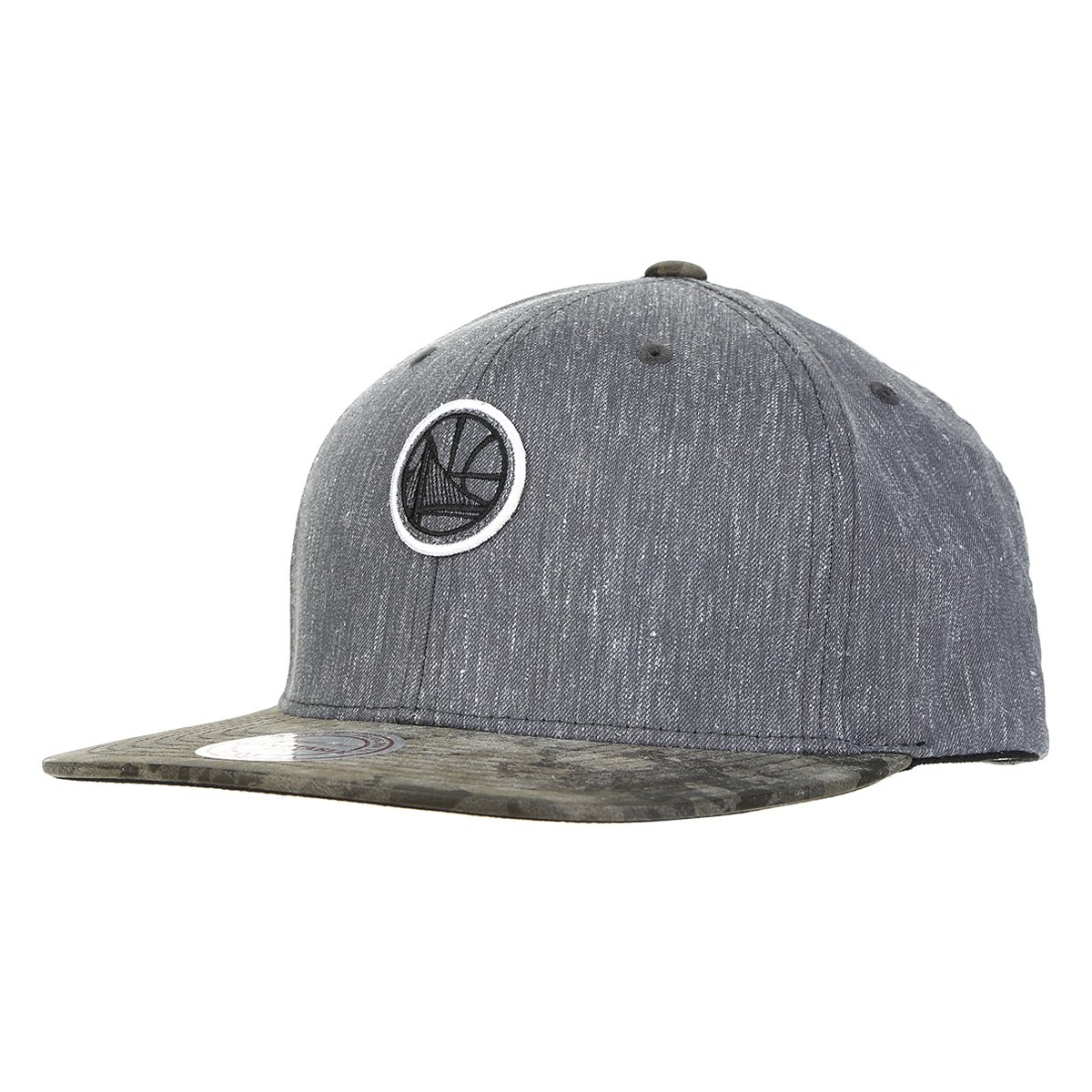 Boné Mitchell & Ness NBA Golden State Warriors Aba Reta Trench Masculino