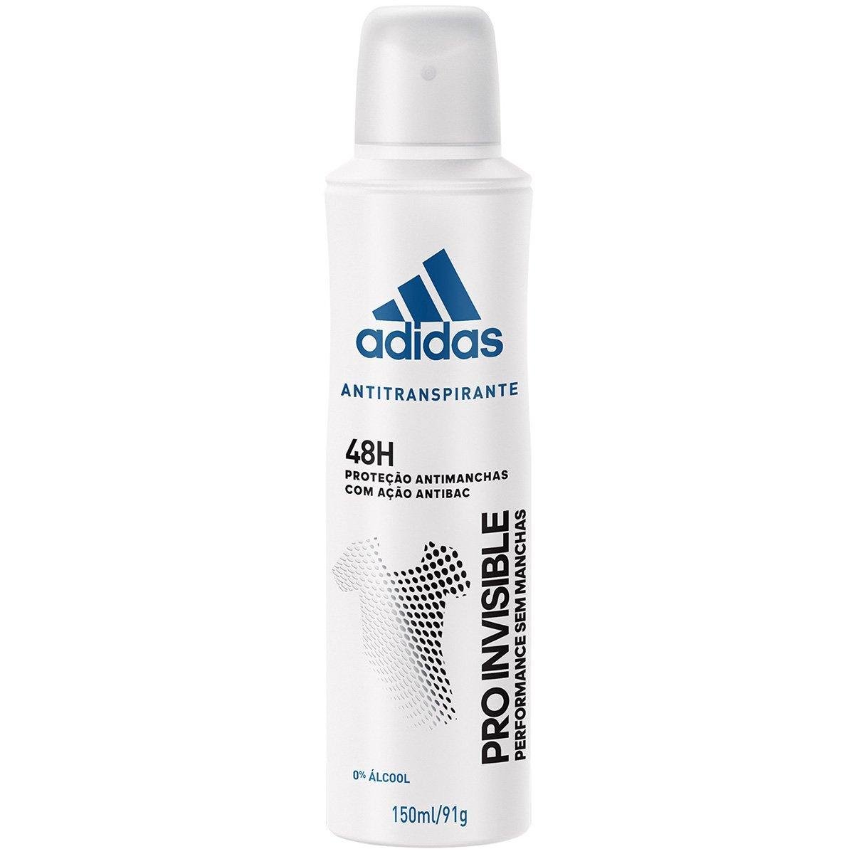Desodorante Adidas Invisible Aerossol Feminino 150ml