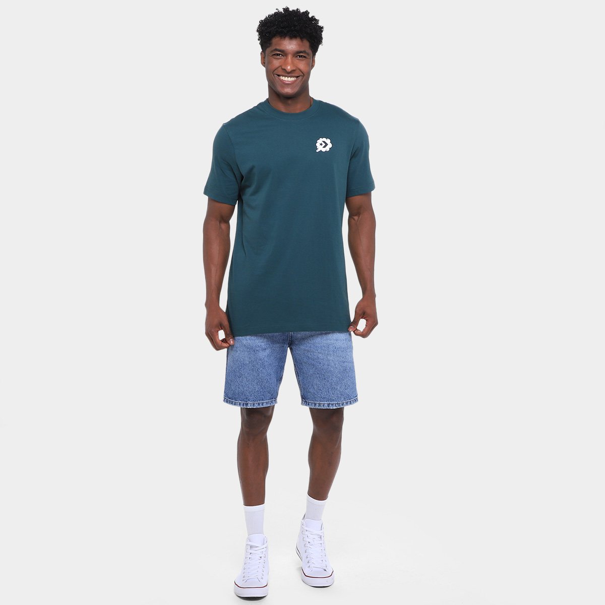 Camiseta Converse Conect Estam Masculina - Tam: P - 4