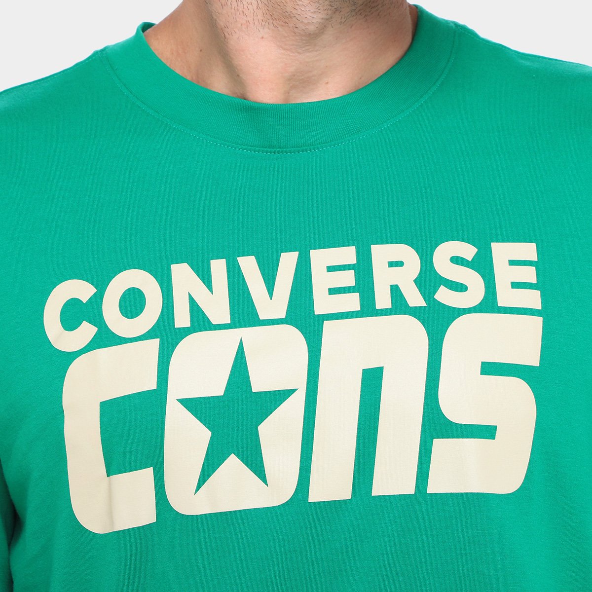 Camiseta Converse Standard Fit Manga Longa Masculina - Tam: P - 2