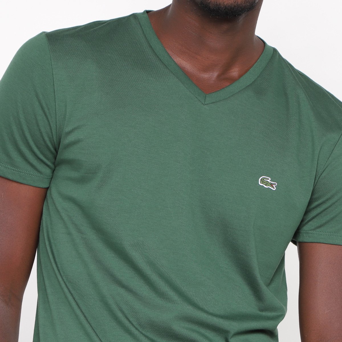 Camiseta Lacoste Logo Masculina - Tam: P - 2
