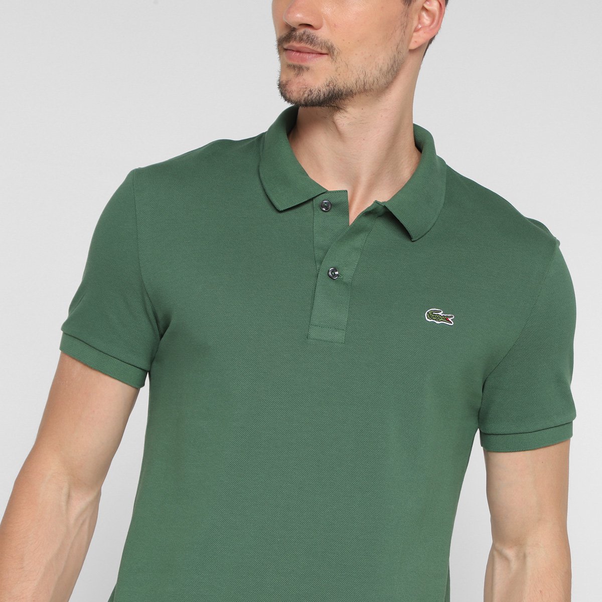Camisa Polo Lacoste Slim Fit Piquet Masculina - Tam: P - 2