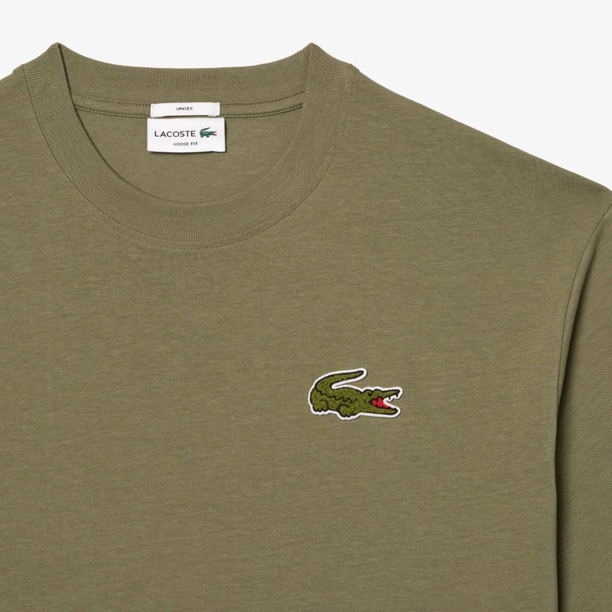 Camiseta Lacoste  Emblema Crocodilo  Masculina - Tam: M - 3