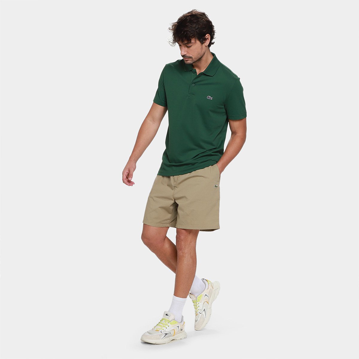 Camisa Polo Lacoste Regular Masculina - Tam: P - 4
