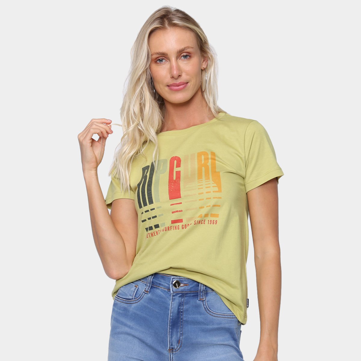 Camiseta Rip Curl Goldn State Feminina