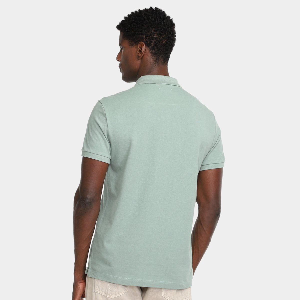 Camisa Polo Slim Calvin Klein Casual Masculina - Tam: P - 1