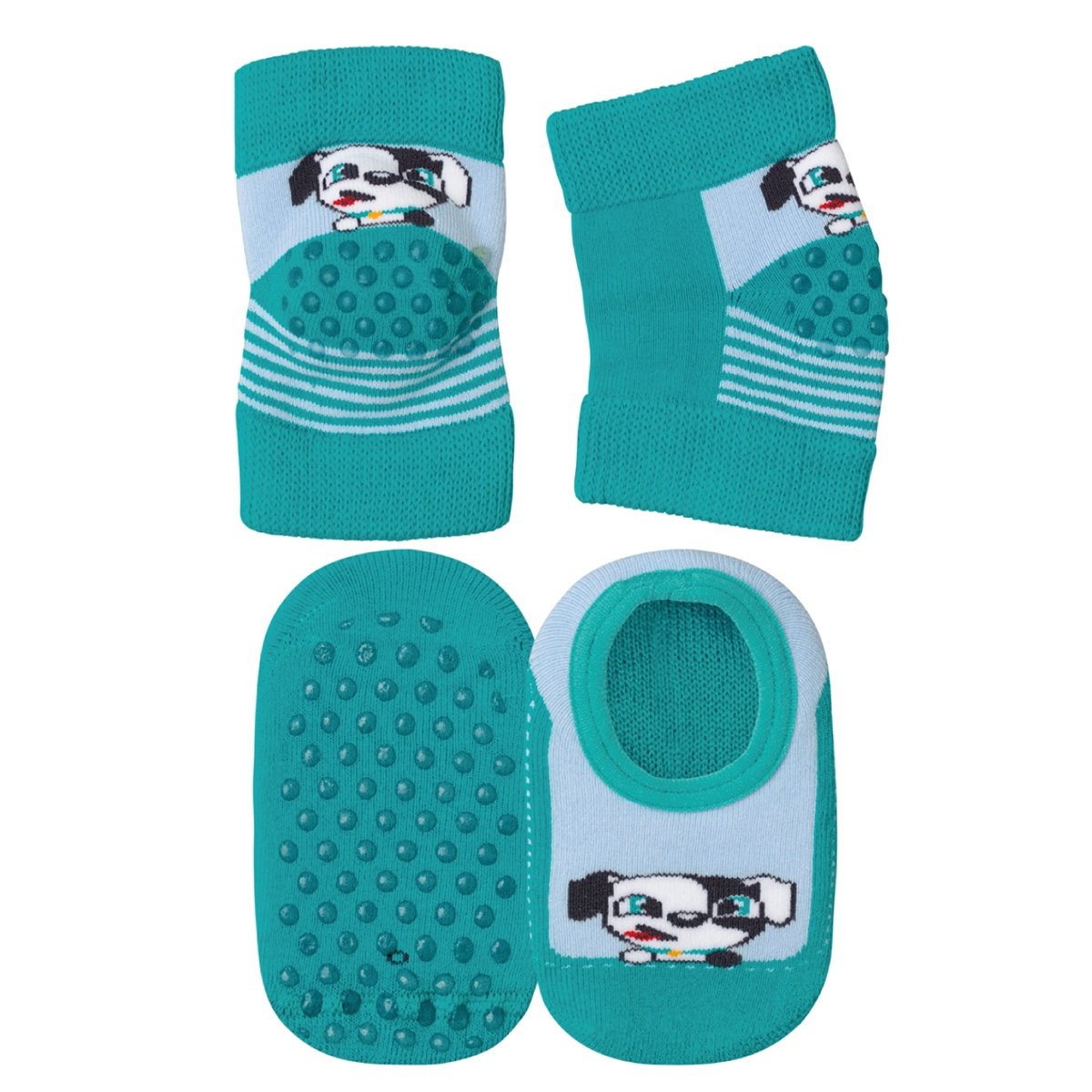 Kit Meia Infantil Lupo + Joelheira Masculina