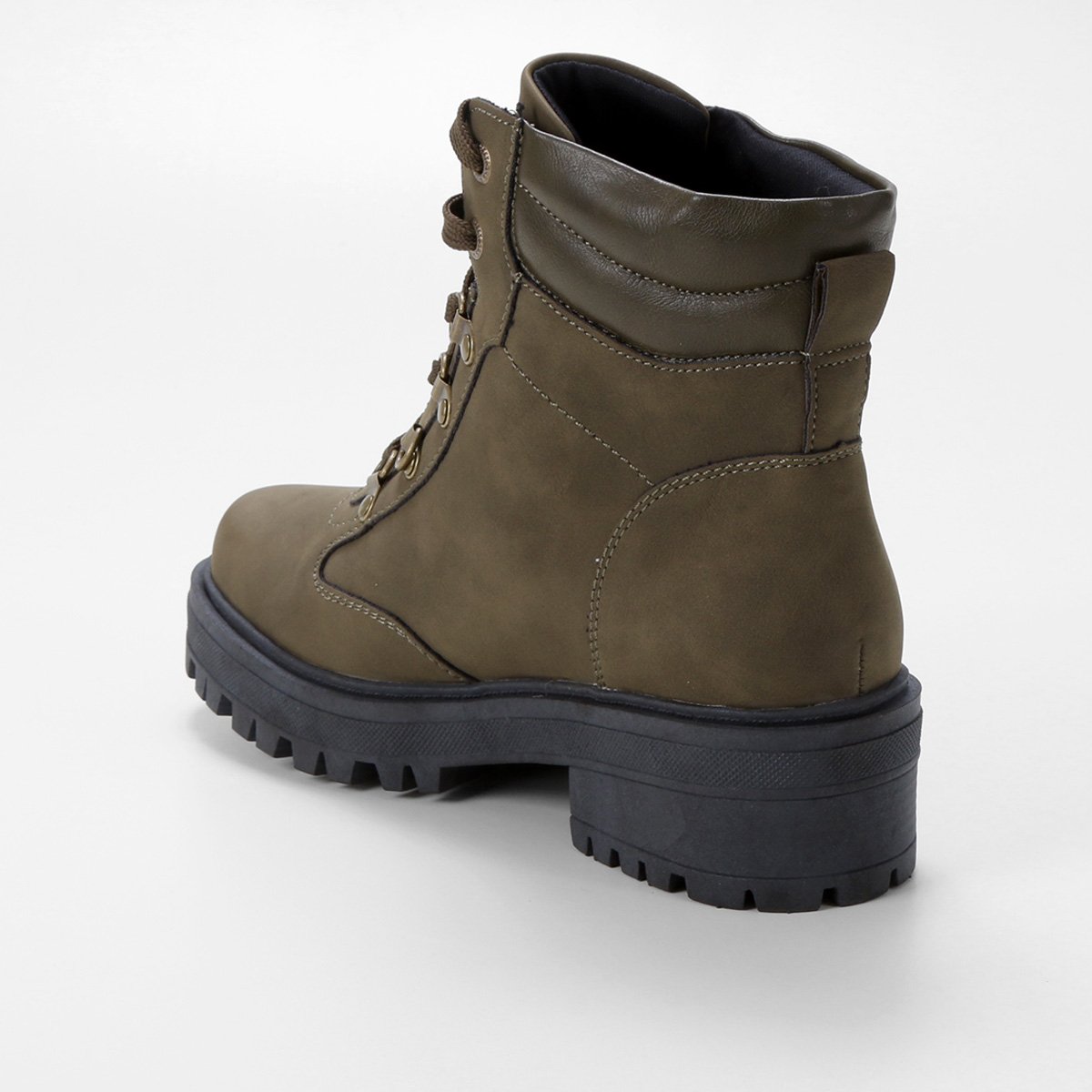 Bota Coturno Mooncity Cano Curto Tratorada Feminina - Tam: 34 - 4