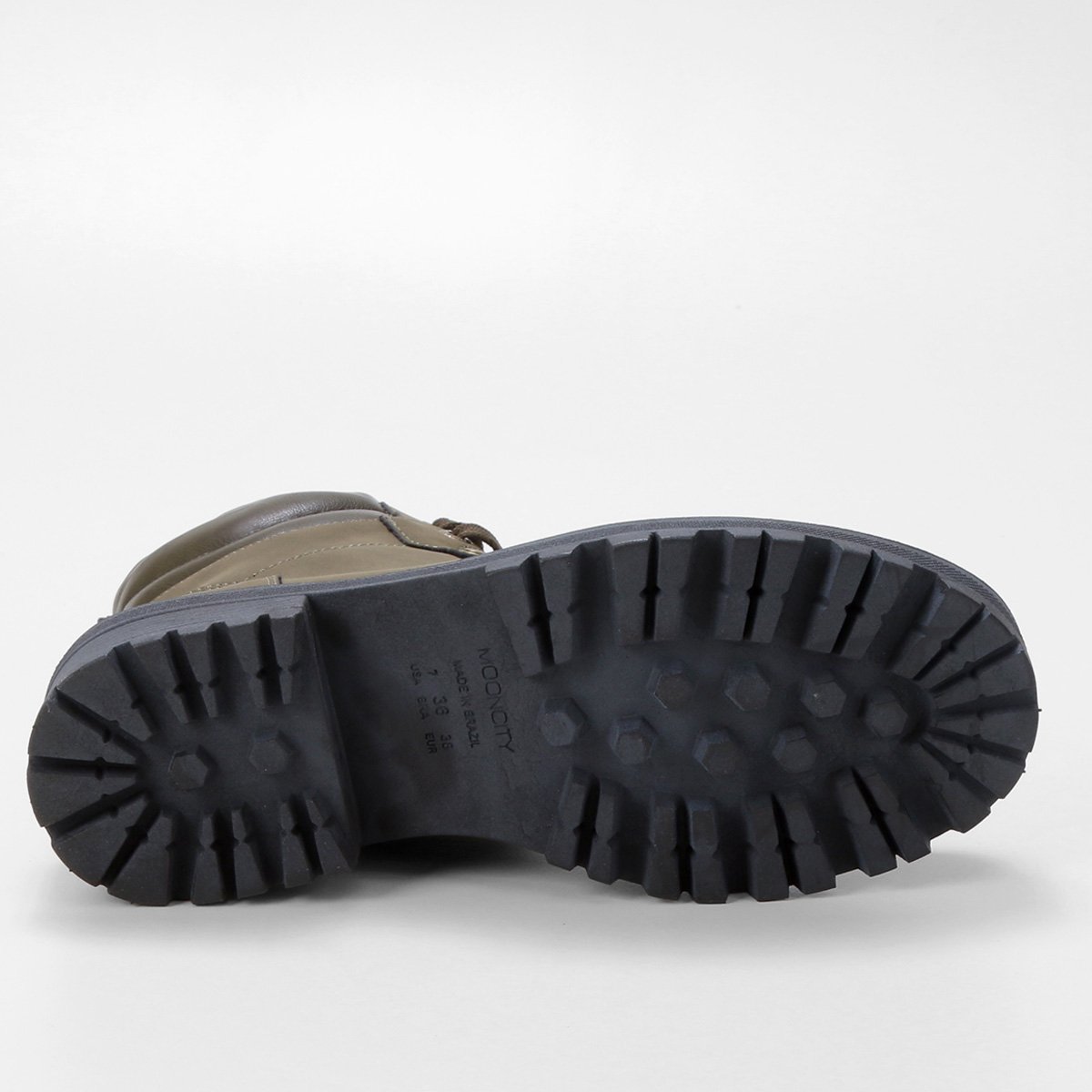 Bota Coturno Mooncity Cano Curto Tratorada Feminina - Tam: 34 - 5
