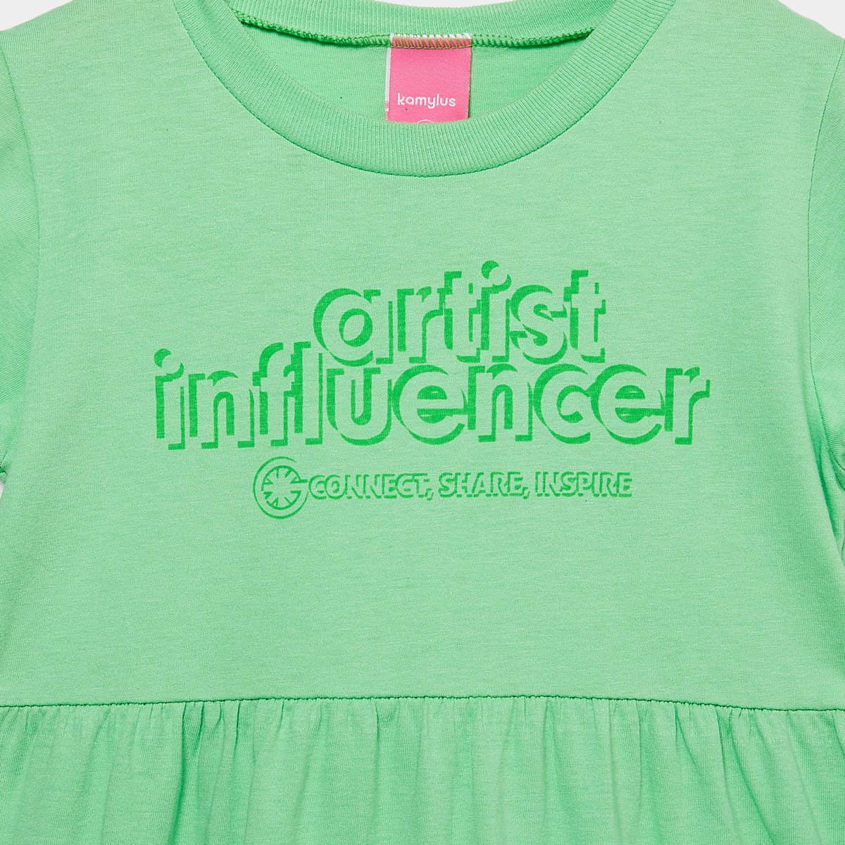 Vestido Infantil Kamylus Estampado - Tam: 6A - 1