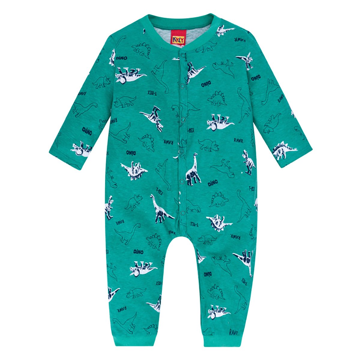 Macacão Bebê Kyly Dinos Longo