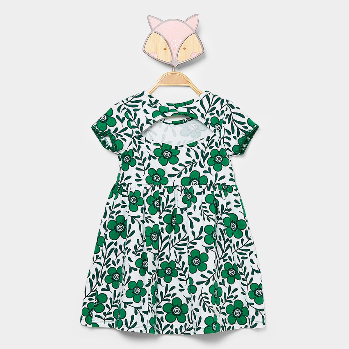Vestido Infantil Kyly Floral Menina - Tam: 3A - 1