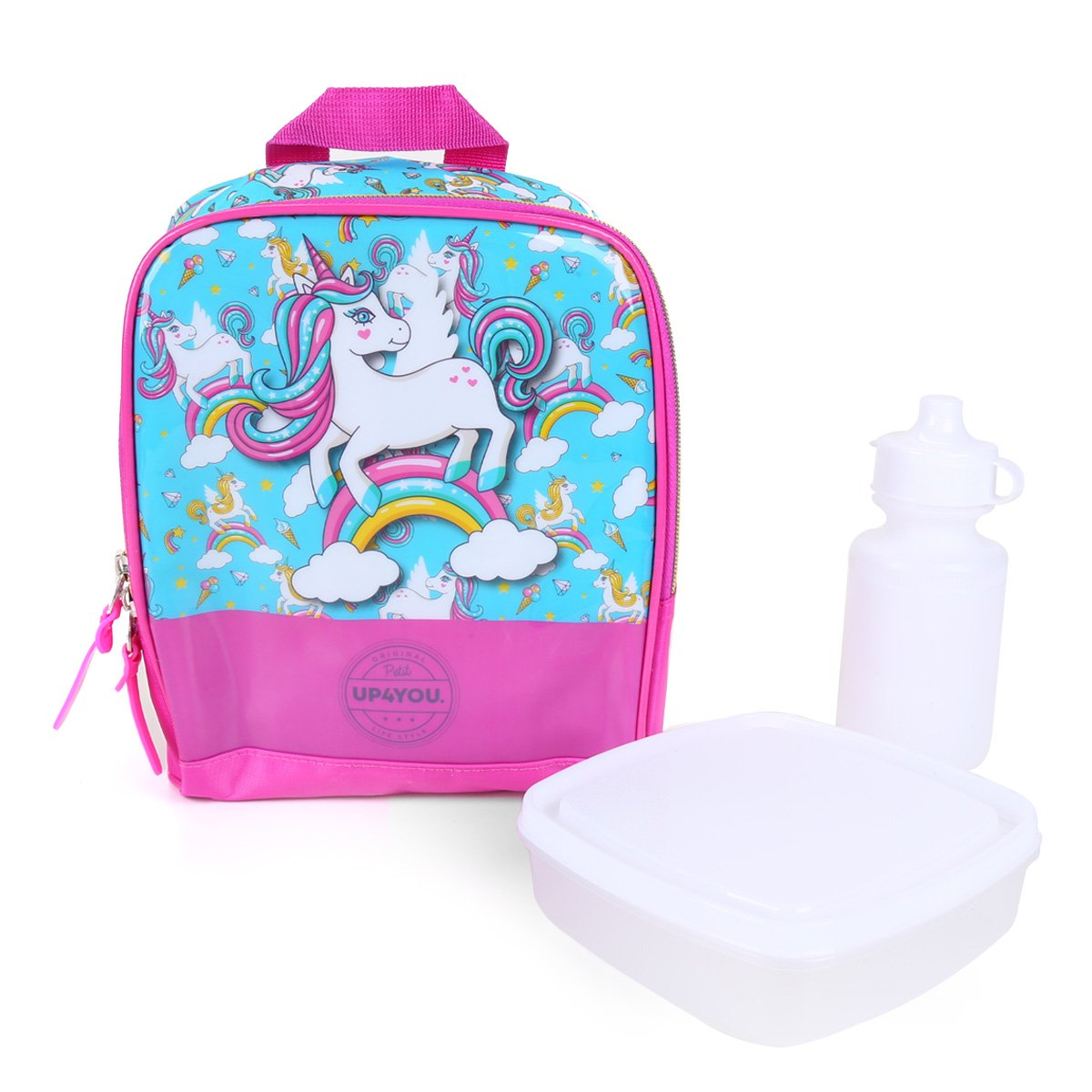 Lancheira Infantil Luxcel Petit Up4You Unicórnio Feminina