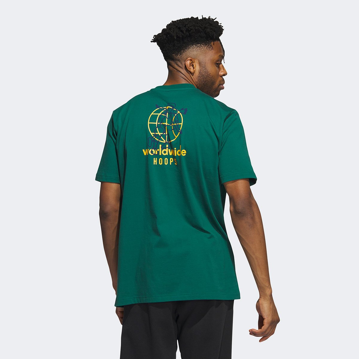 Camiseta Adidas World Wide Hoops Hbr Masculina - Tam: P - 1