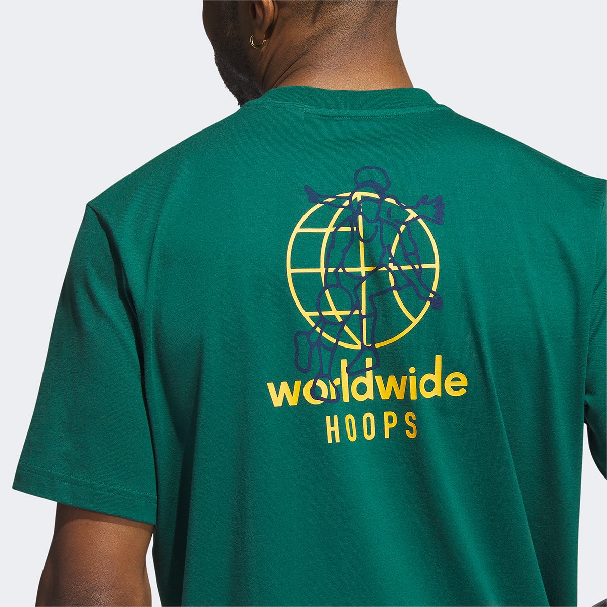 Camiseta Adidas World Wide Hoops Hbr Masculina - Tam: P - 3
