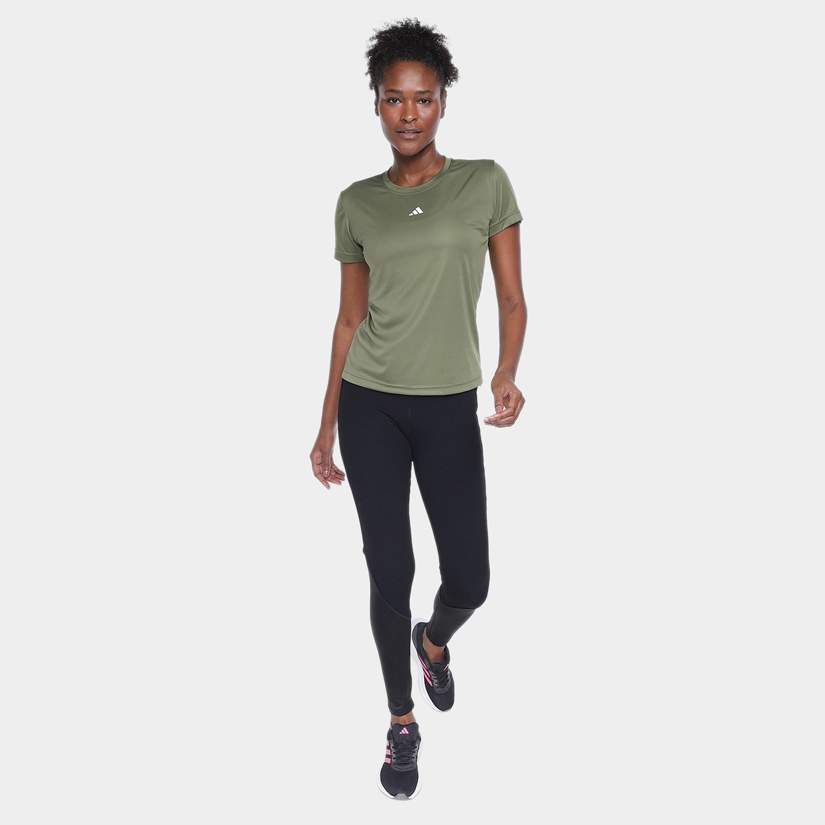 Camiseta Adidas Treino Básica Feminina - Tam: P - 3