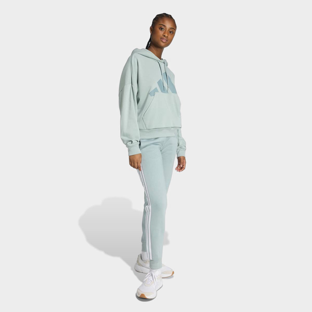 Moletom Adidas Com Capuz Feminino - Tam: G - 4