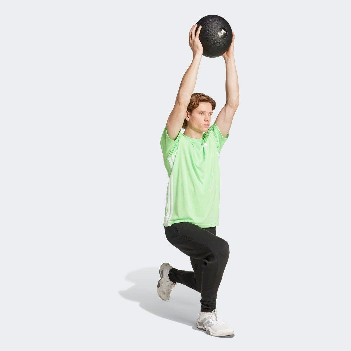 Camiseta Adidas Essentials 3 Listras Masculina - Tam: P - 4