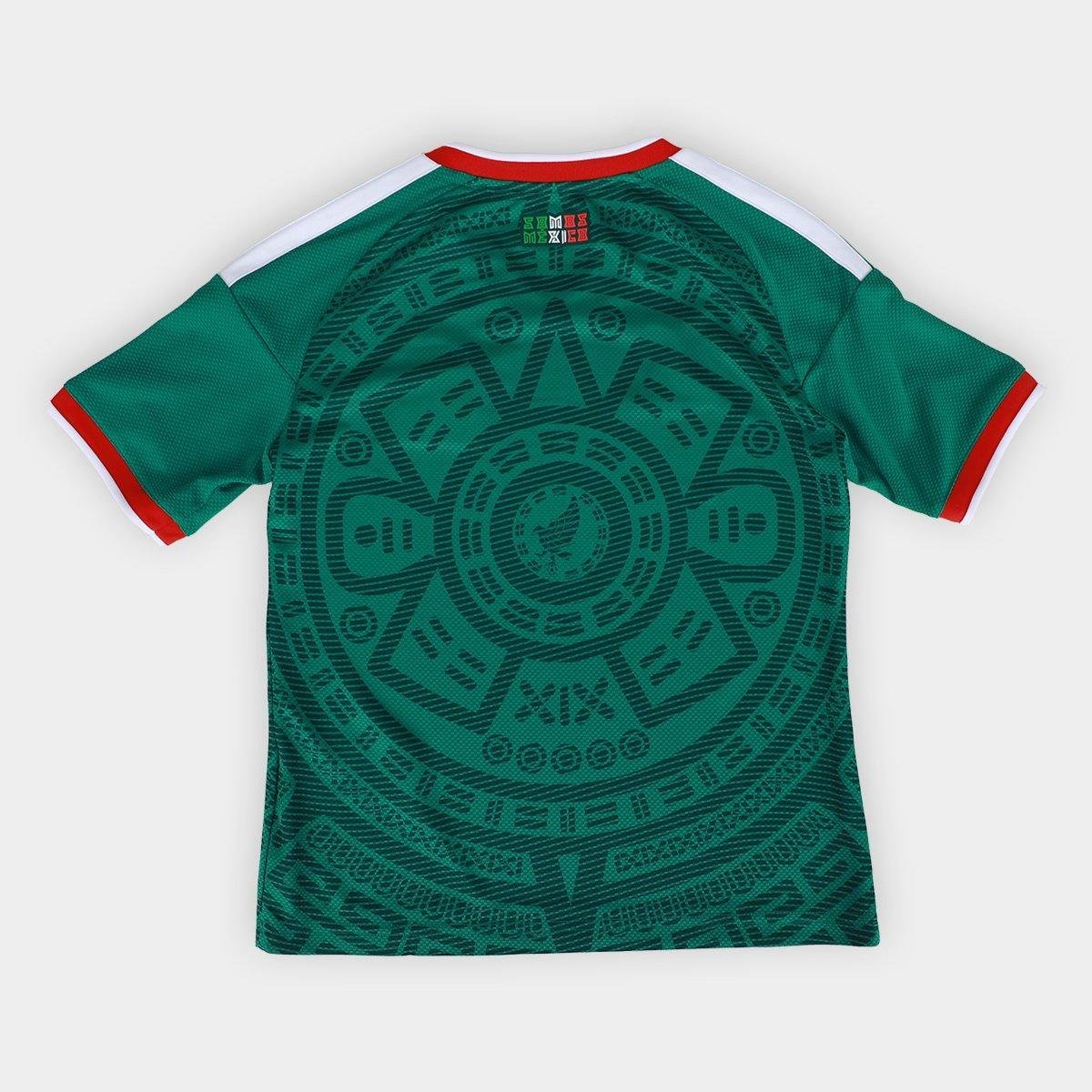 Camisa Seleção Infantil México Home 2026 s/n Torcedor Adidas - Tam: 7/8A - 1