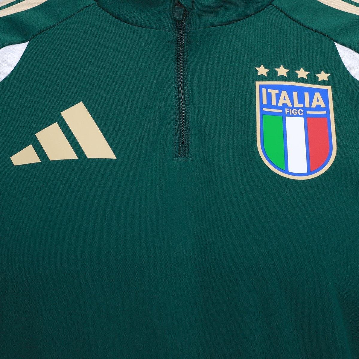 Camisa Seleção Treino Manga Longa Itália 2026 Adidas Masculina - Tam: P - 2