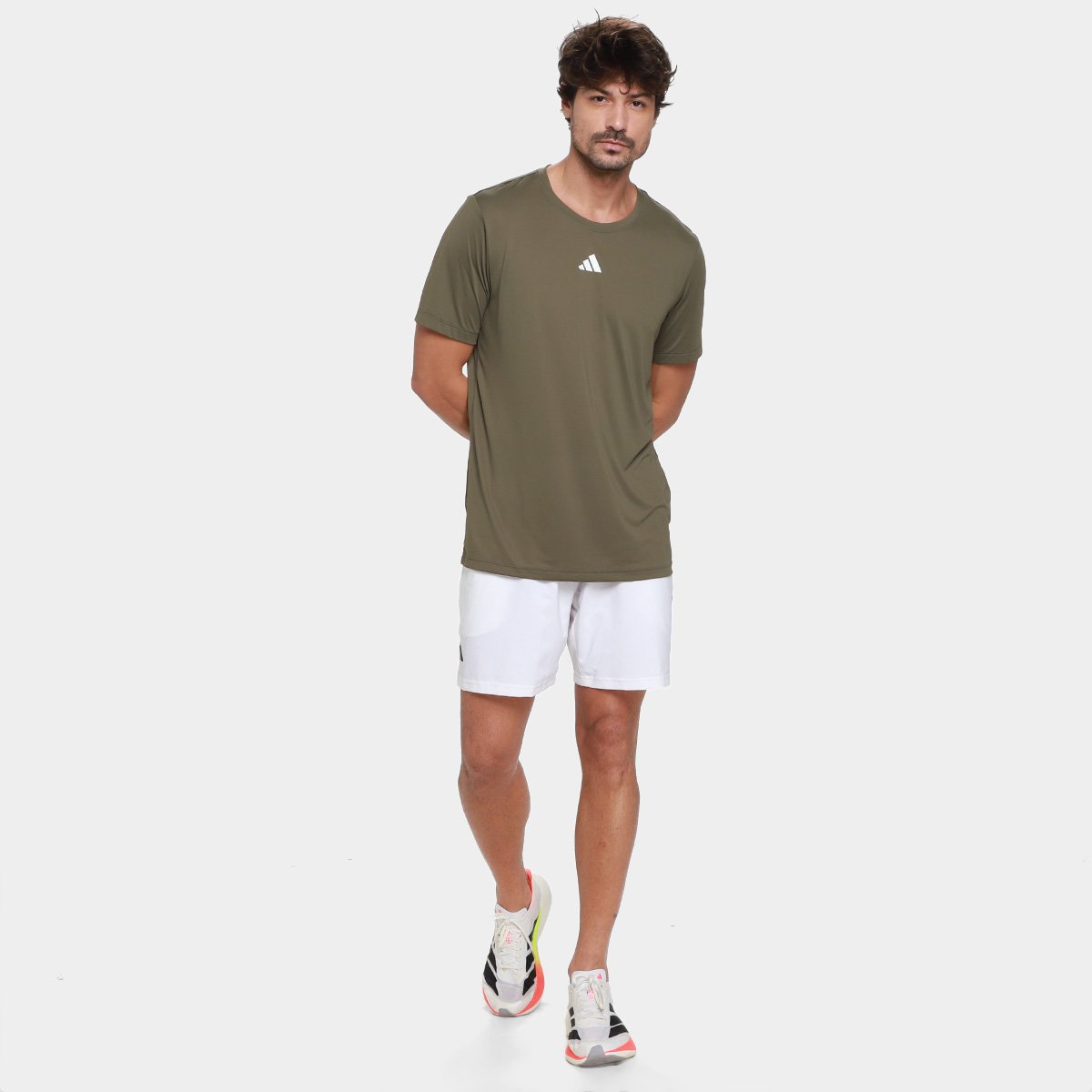 Camiseta Adidas Treino 3S Masculina - Tam: GG - 3