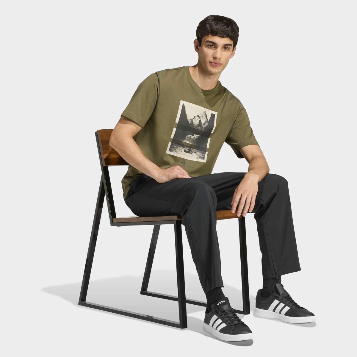 Camiseta Adidas Out Kayak T Masculina - Tam: M - 4