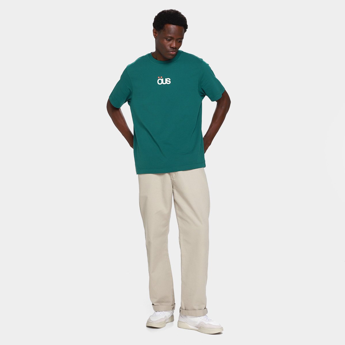 Camiseta Öus Casual Masculina - Tam: GG - 3