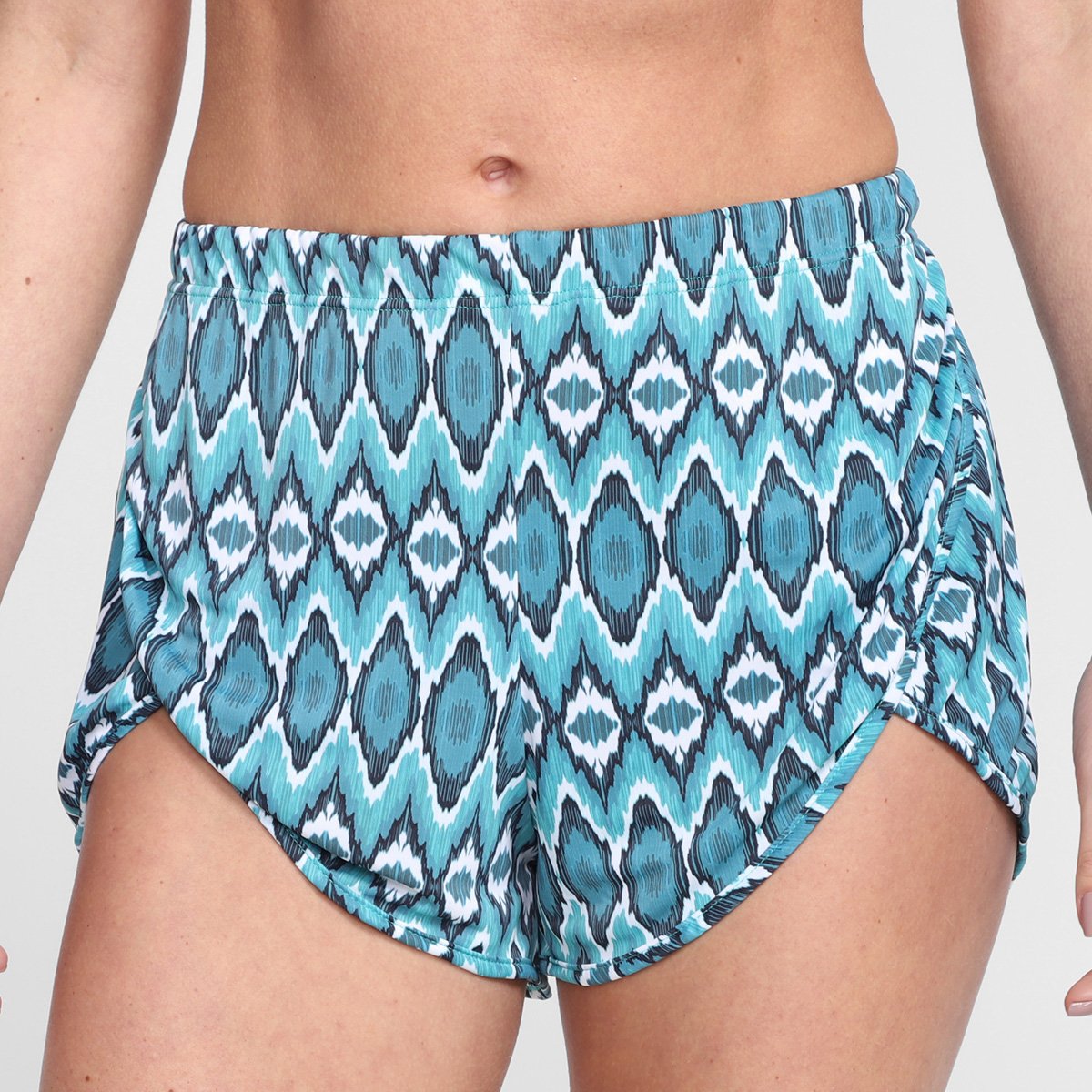 Shorts Praia Água Doce Estampada Feminino - Tam: P