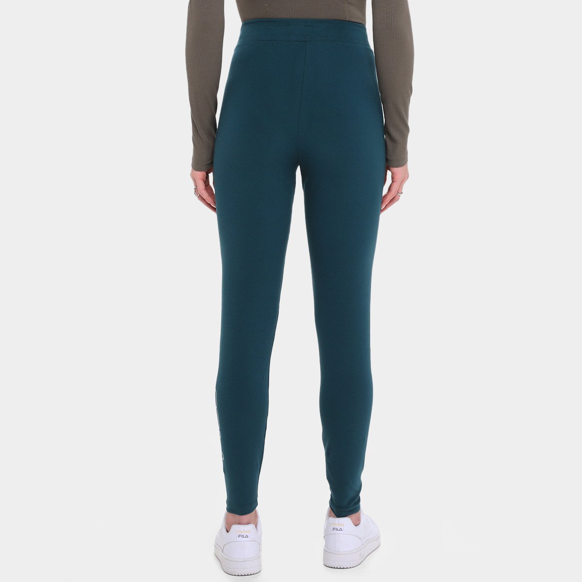Calça Legging Fila Letter Mid Feminina - Tam: EGG - 1