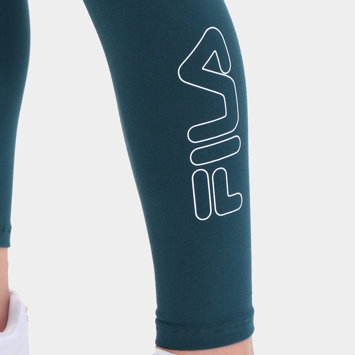 Calça Legging Fila Letter Mid Feminina - Tam: EGG - 2