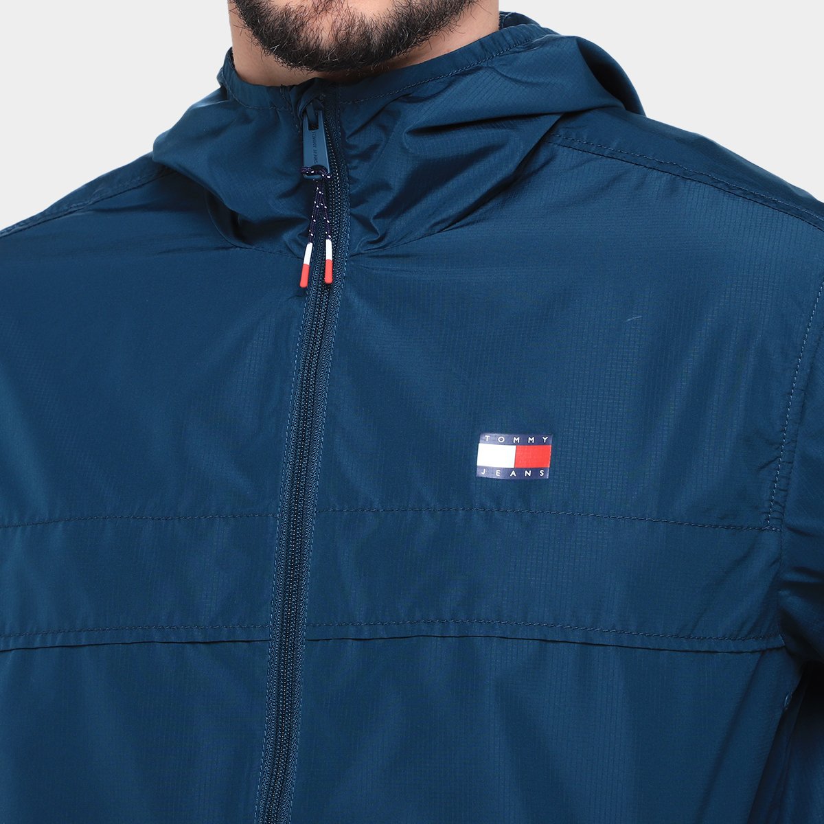 Jaqueta Corta Vento Tommy Jeans Chicago Masculina - Tam: P - 2