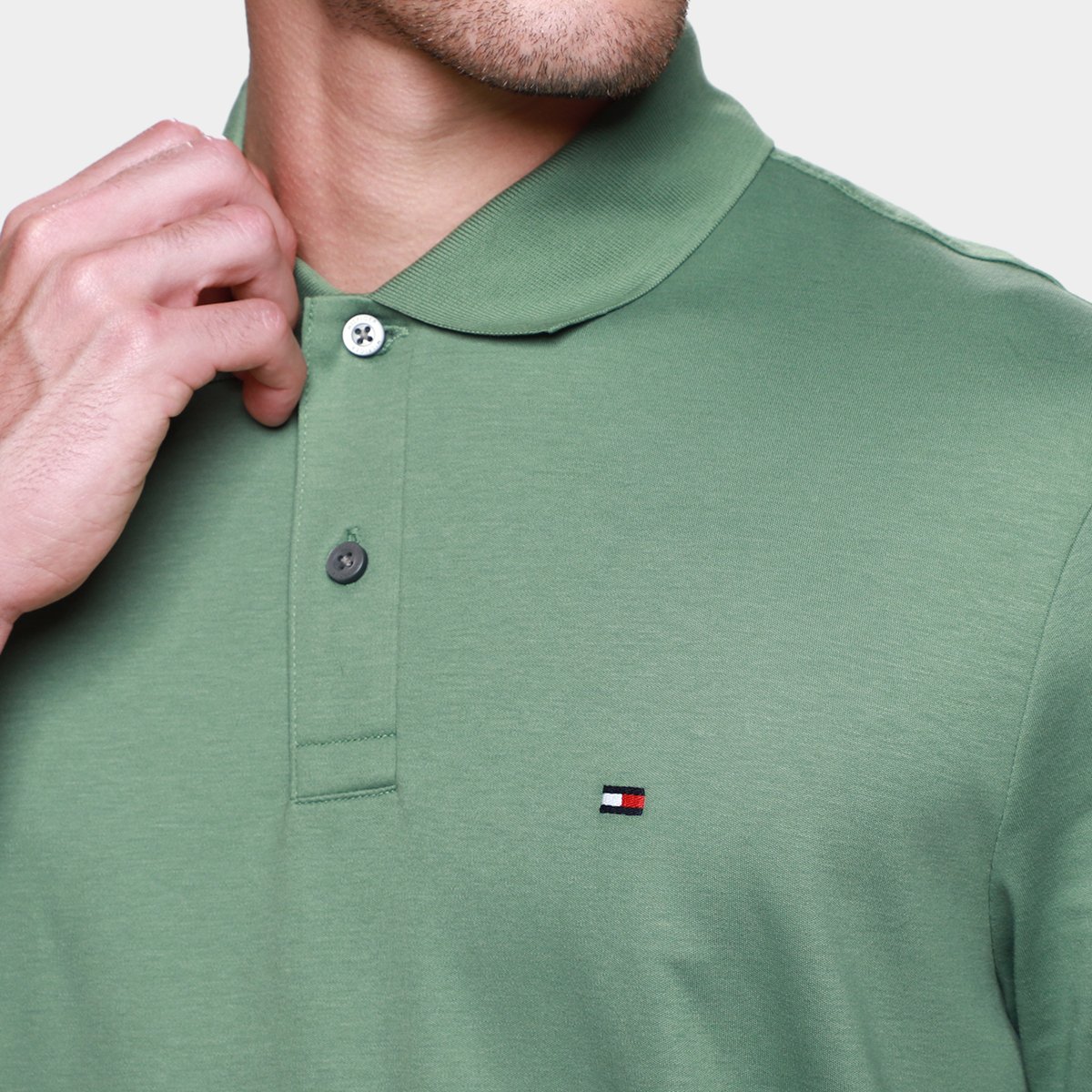 Camisa Polo Tommy Hilfiger Liquid Masculina - Tam: P - 2