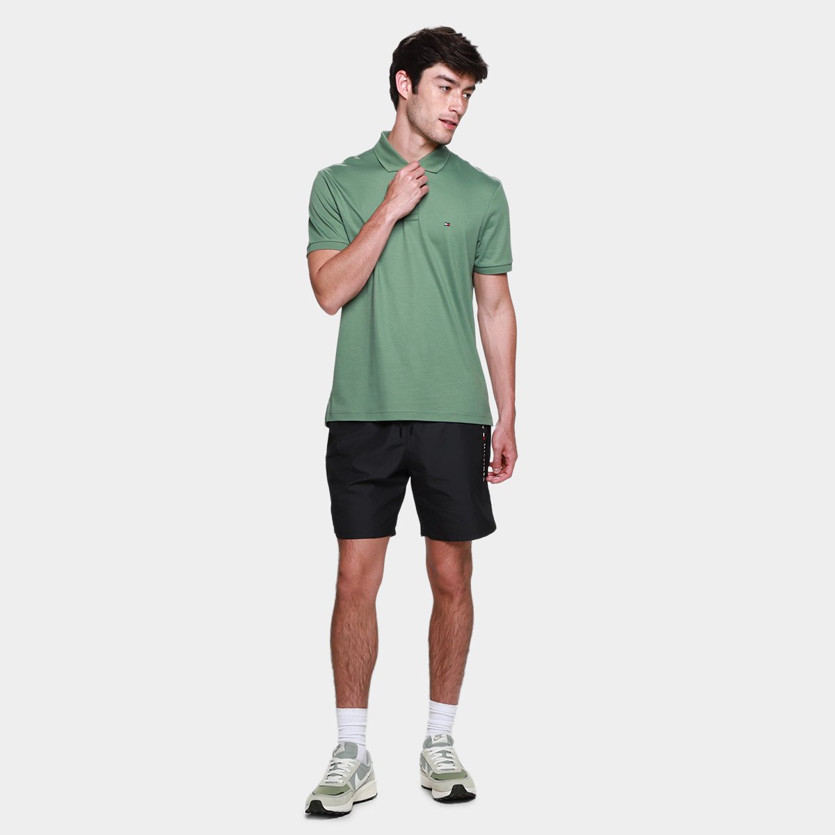 Camisa Polo Tommy Hilfiger Liquid Masculina - Tam: P - 3