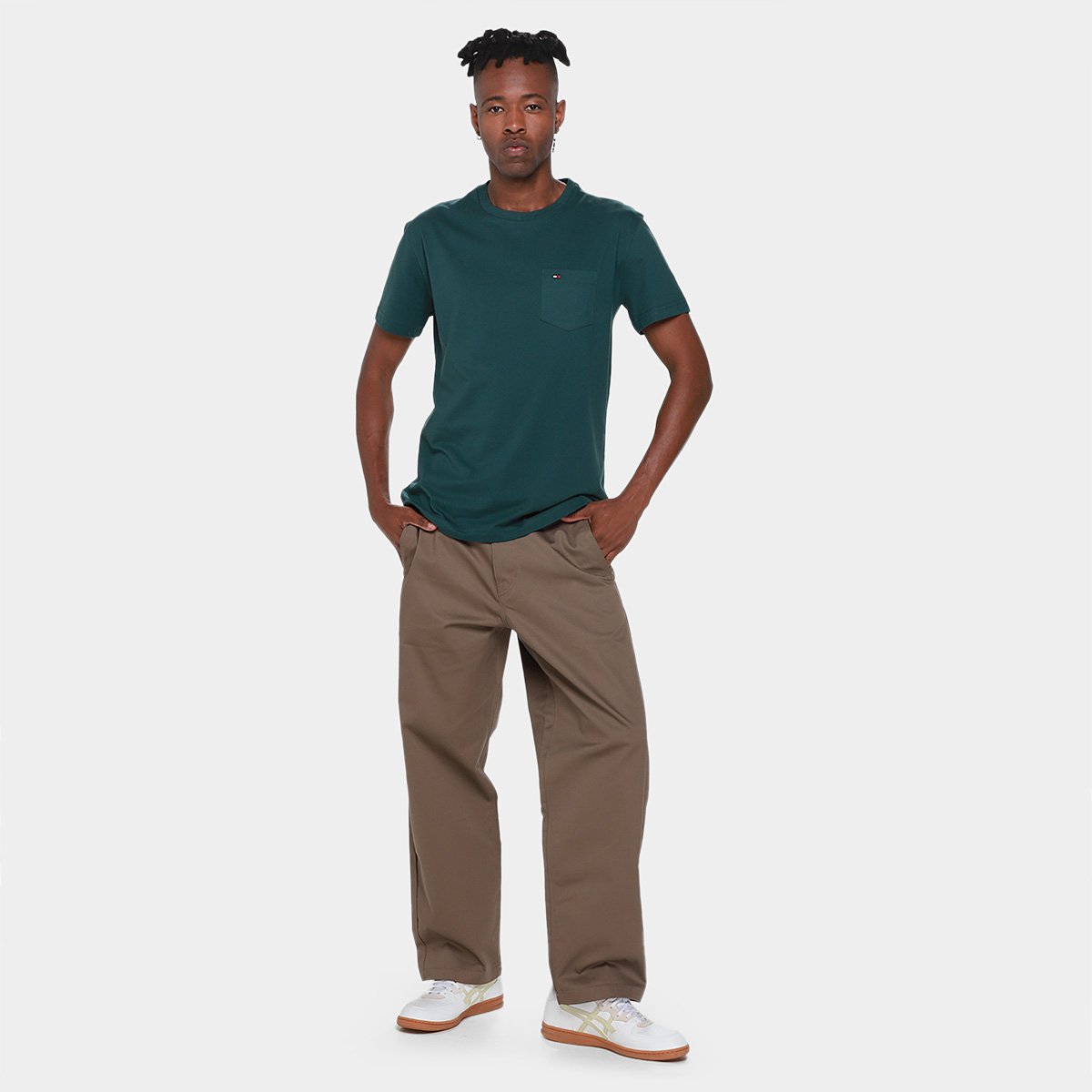 Camiseta Tommy Hilfiger Essential Pocket Masculina - Tam: G - 3