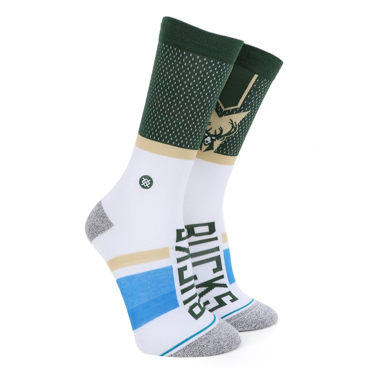 Meia Stance Cano Longo Milwaukee Bucks Shortcut 2