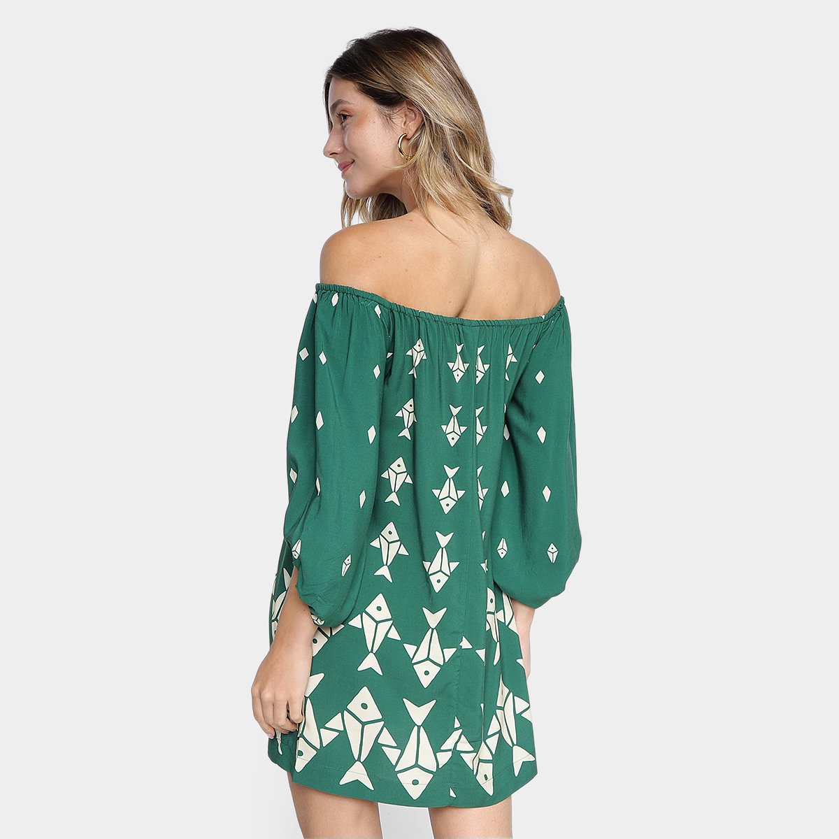 Vestido Farm Peixinhos Feminino - Tam: M - 1