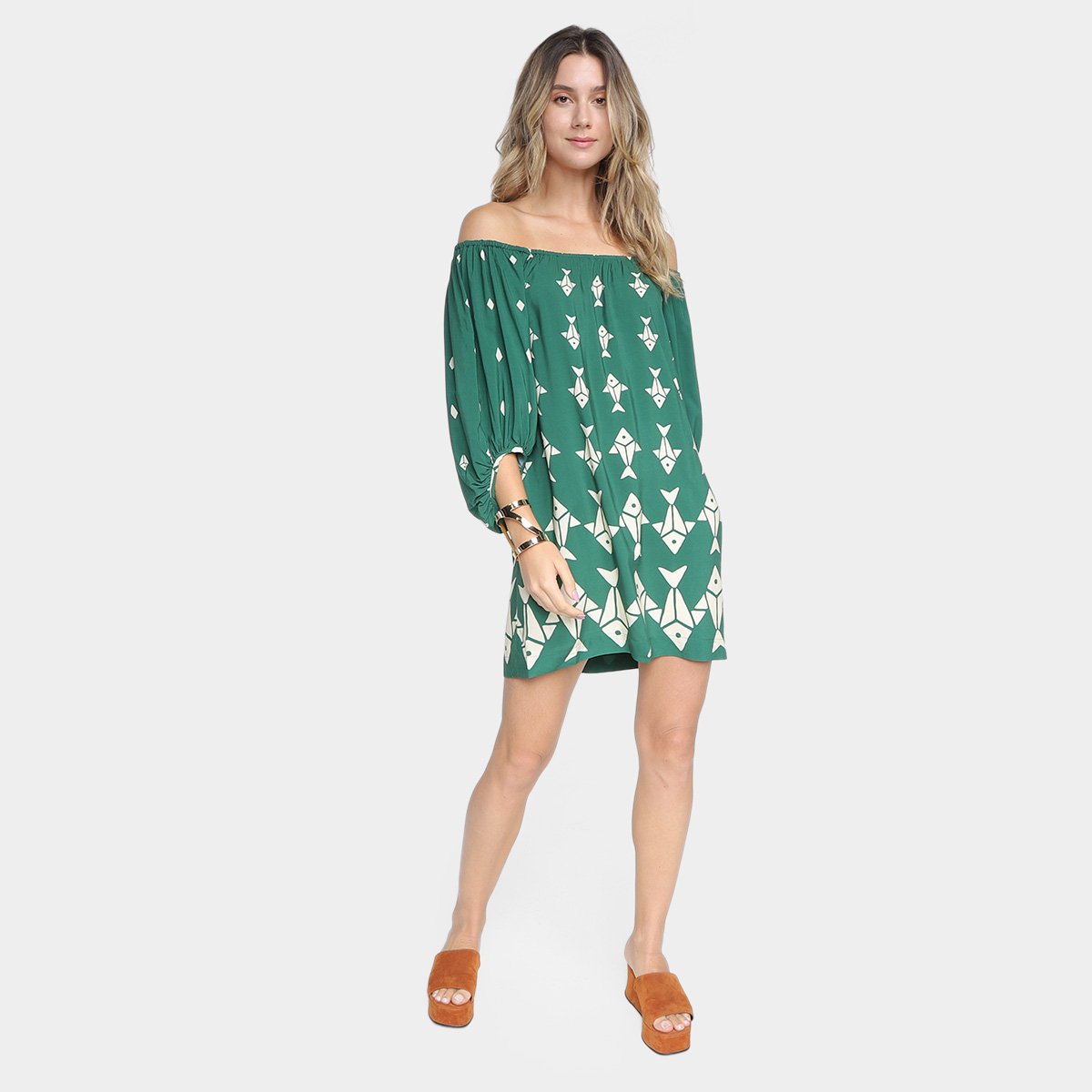 Vestido Farm Peixinhos Feminino - Tam: M - 3