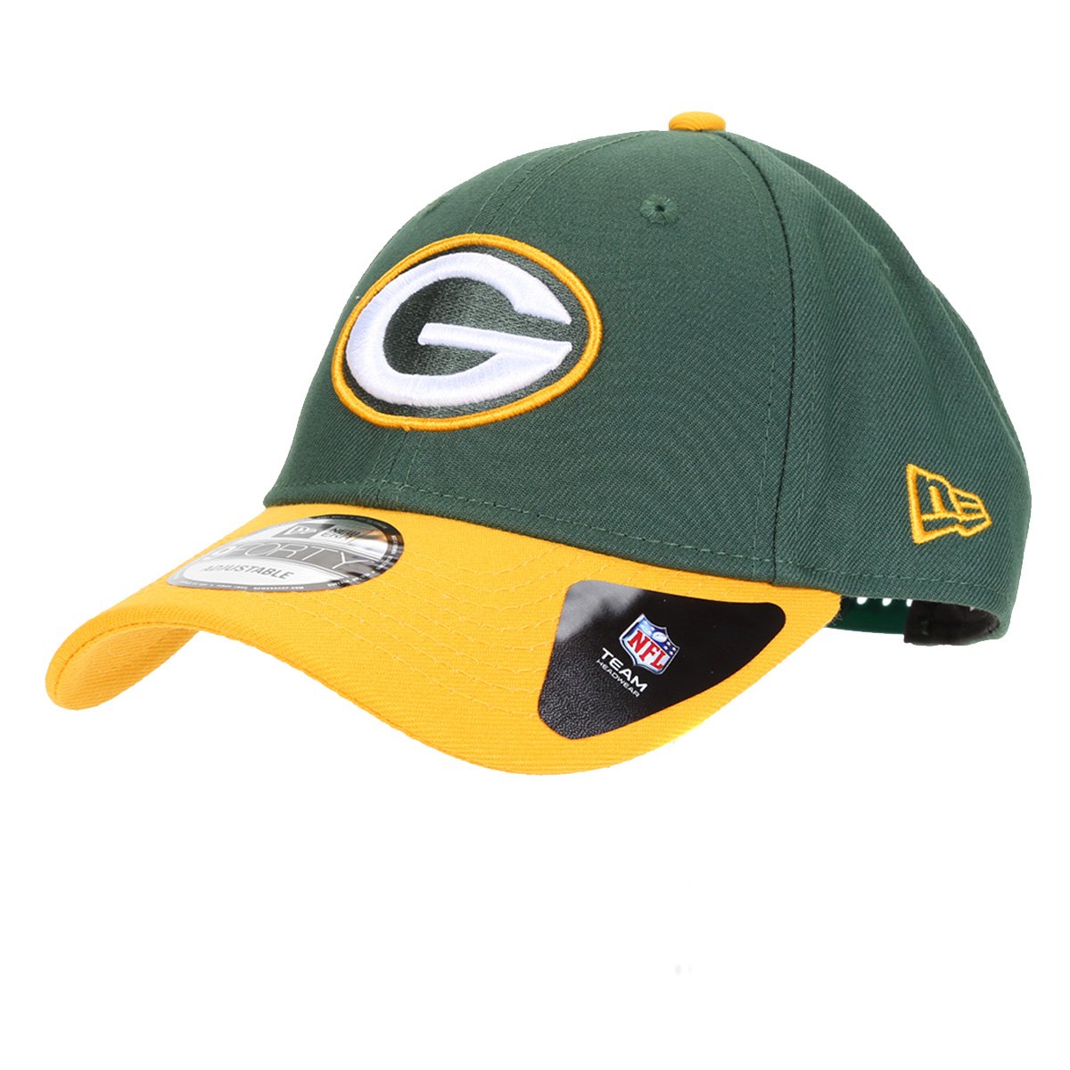 Boné New Era NFL Green Bay Packers Aba Curva Snapback Masculino