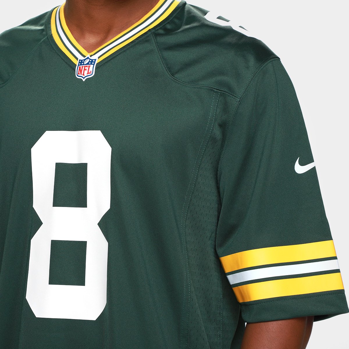 Camiseta Nike Green Bay Packers Josh Jacobs n° 8 Game Masculina - Tam: P - 2