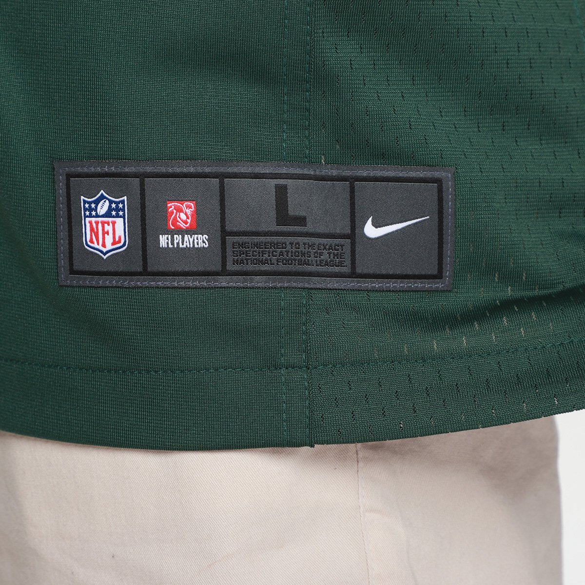Camiseta Nike Green Bay Packers Josh Jacobs n° 8 Game Masculina - Tam: P - 3