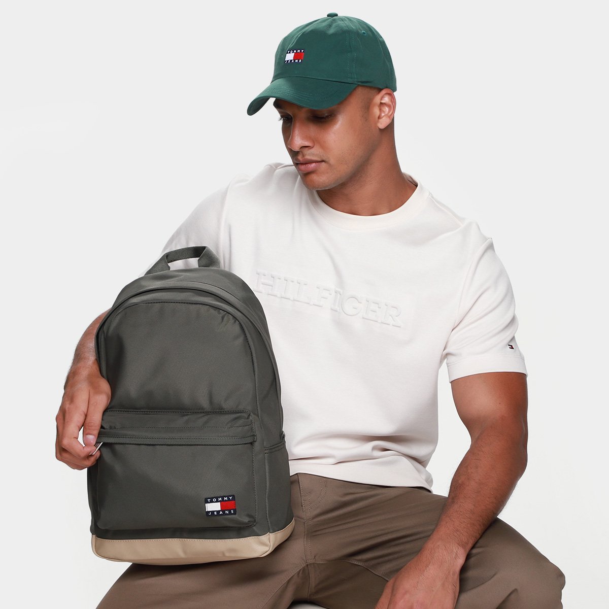 Mochila Tommy Jeans Ess Daily Dome 17 L Masculina - 1