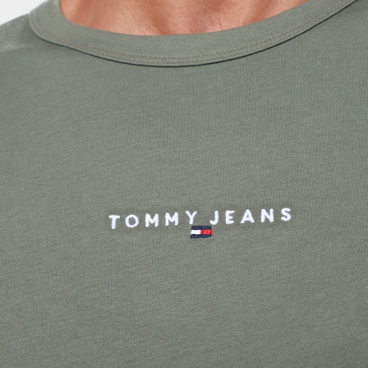 Camiseta Tommy Jeans Linear  Masculina - Tam: P - 2