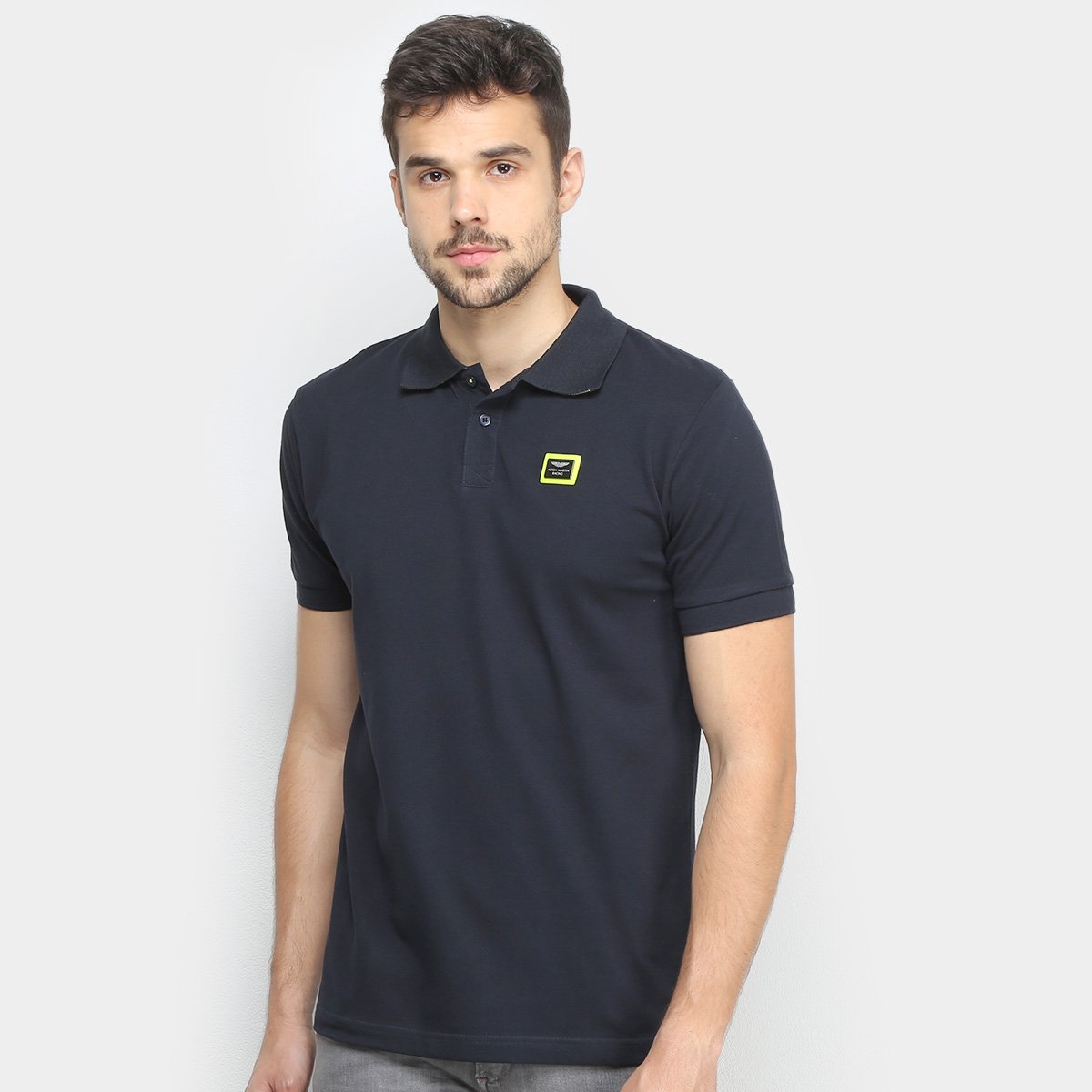 Camisa Polo Travel Aston Martin Racing Oficial Equipe Masculina - Tam: P