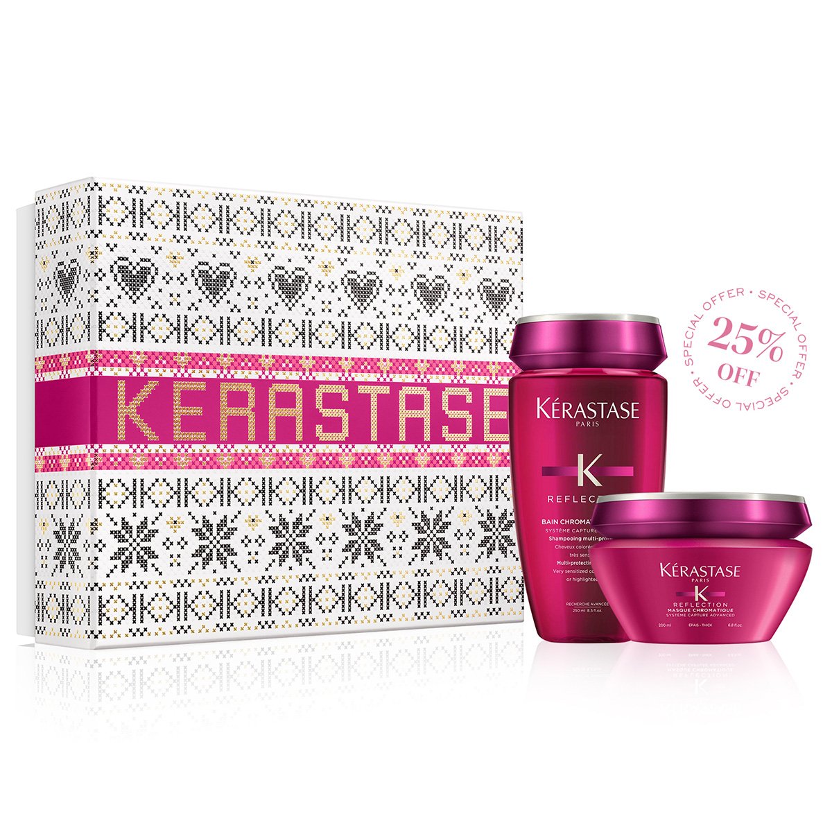 Kit Kérastase Coffret Reflection Shampoo + Máscara de Tratamento