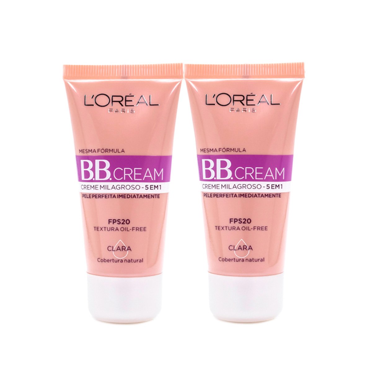 Kit 2 BB Cream L'Oréal Paris cor Clara FPS 20 30ml