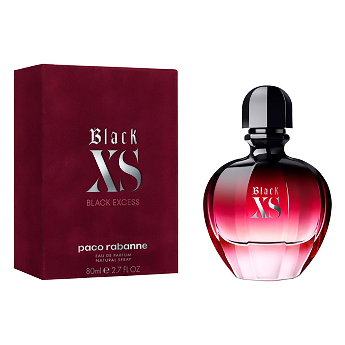 Perfume Feminino Black XS For Her Paco Rabanne Eau de Parfum 80ml