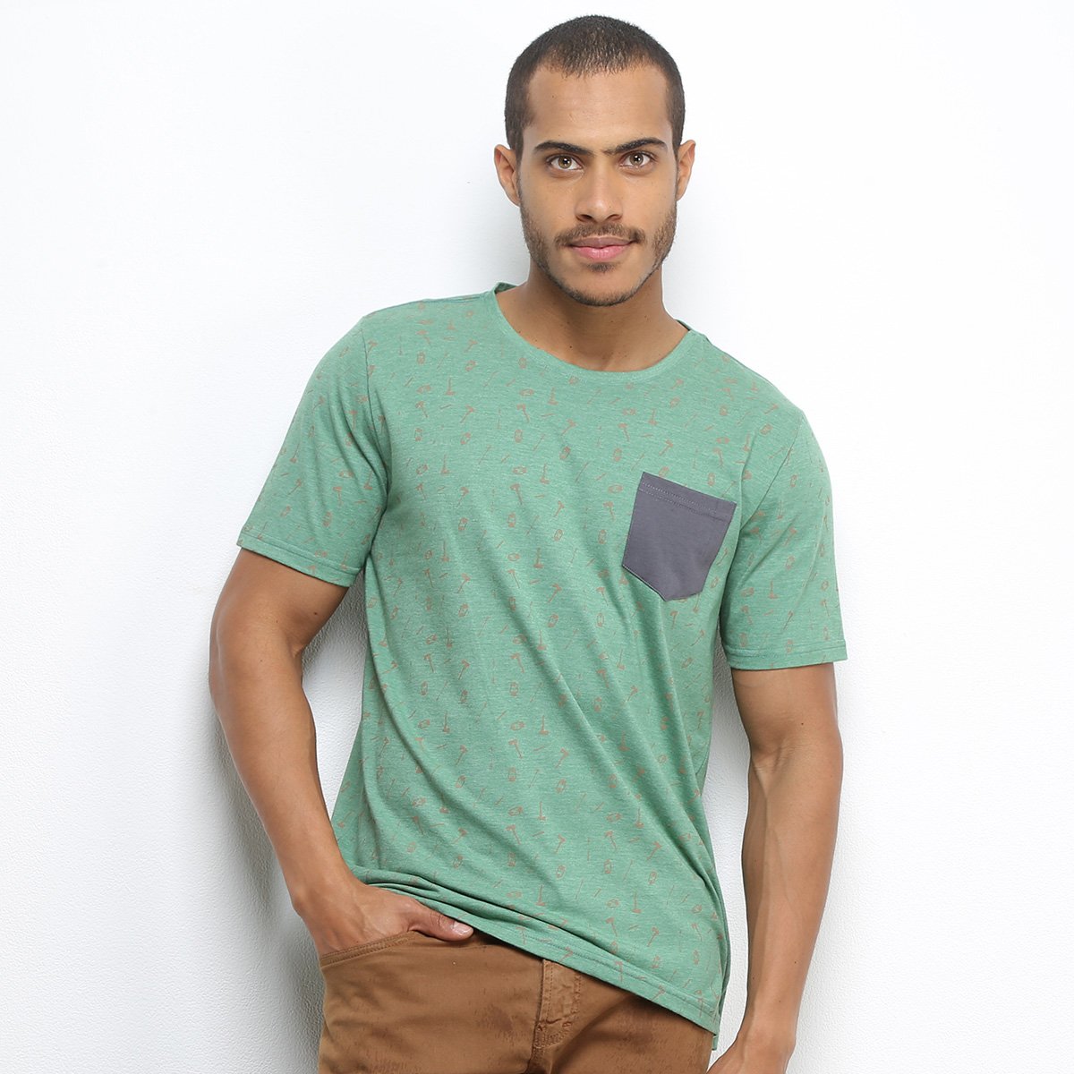 Camiseta Treebo Mini Print Masculina