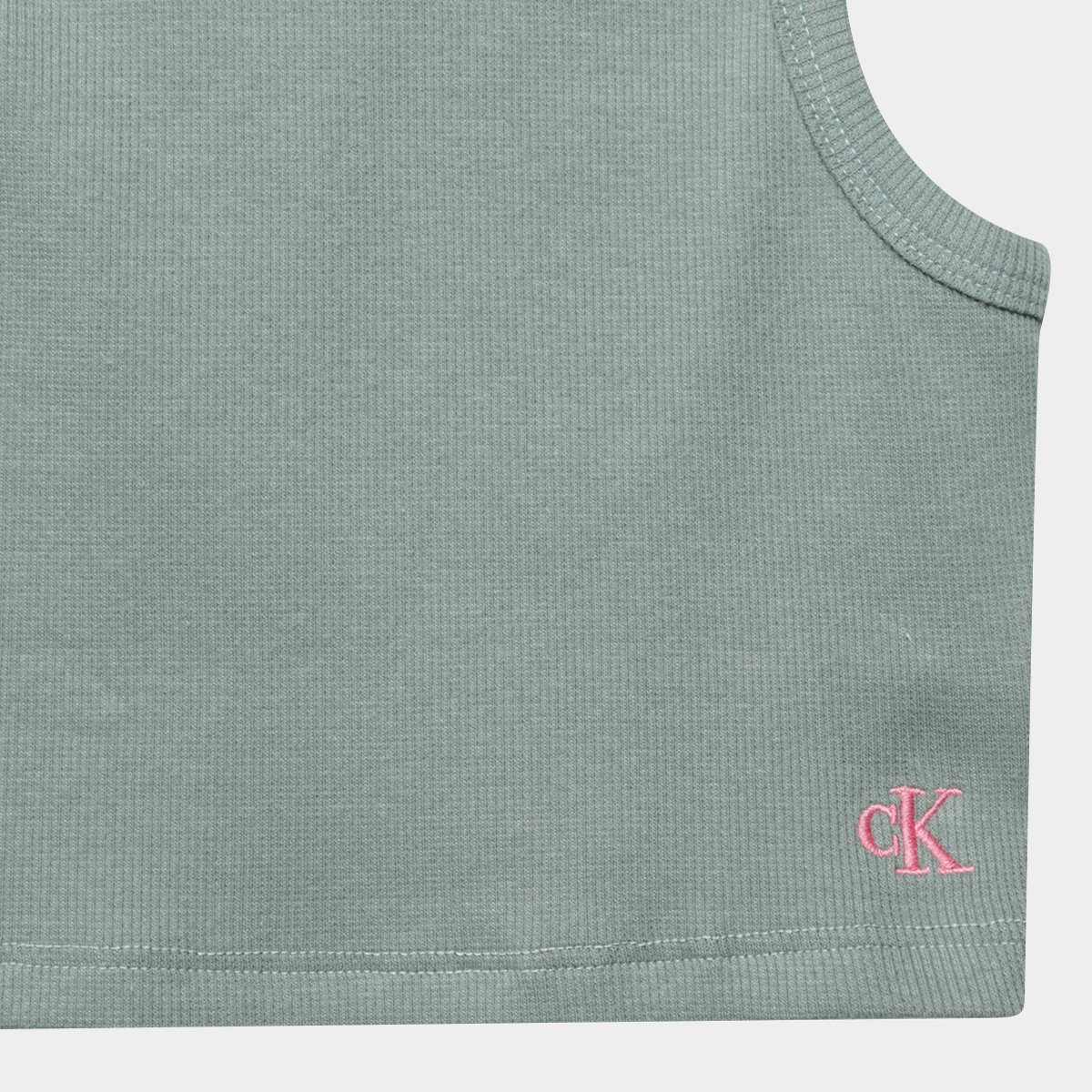 Regata Cropped Infantil Calvin Klein Canelada Menina - Tam: 14A - 2