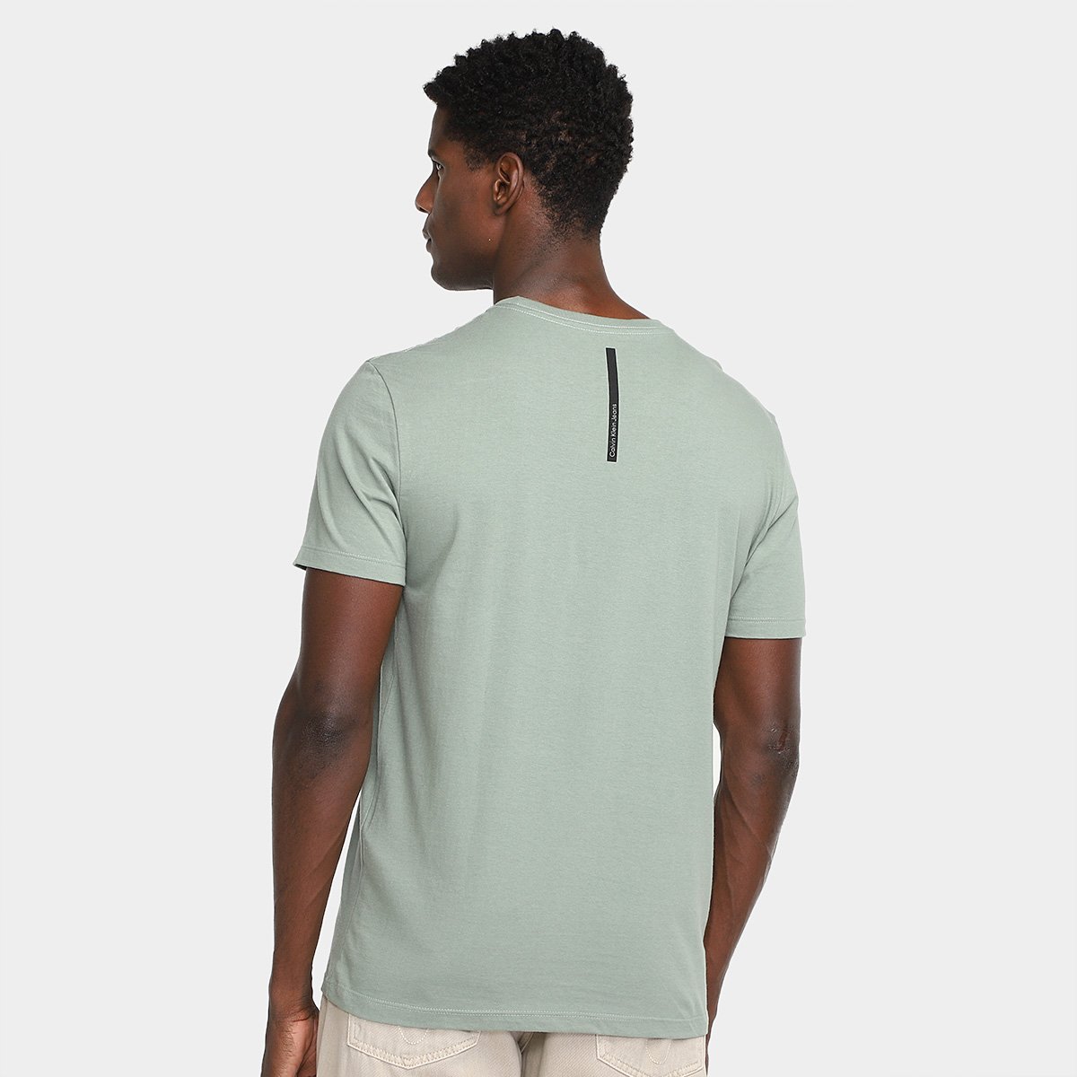 Camiseta Calvin Klein Re Issue Masculina - Tam: P - 1